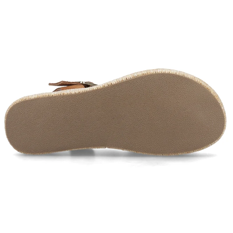 Hush Puppies Damen Rosa Rafia Sandale | Bräunen