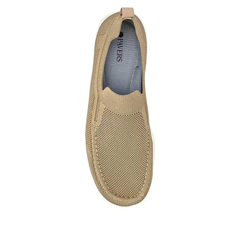 Stretchy Slip-On Shoes - XIAM41014 / 326 930 - Beige