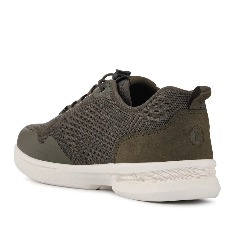 Bungee-Laced Memory Foam Shoes - BOJIE41027 / 327 404 - Khaki