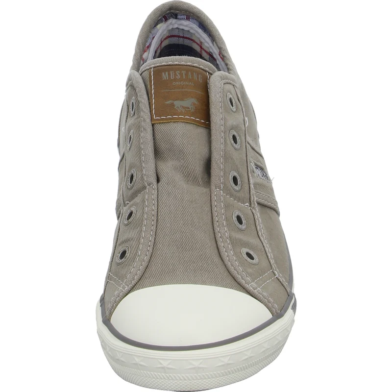 MUSTANG Leinen Slipper/Kletthalbschuh