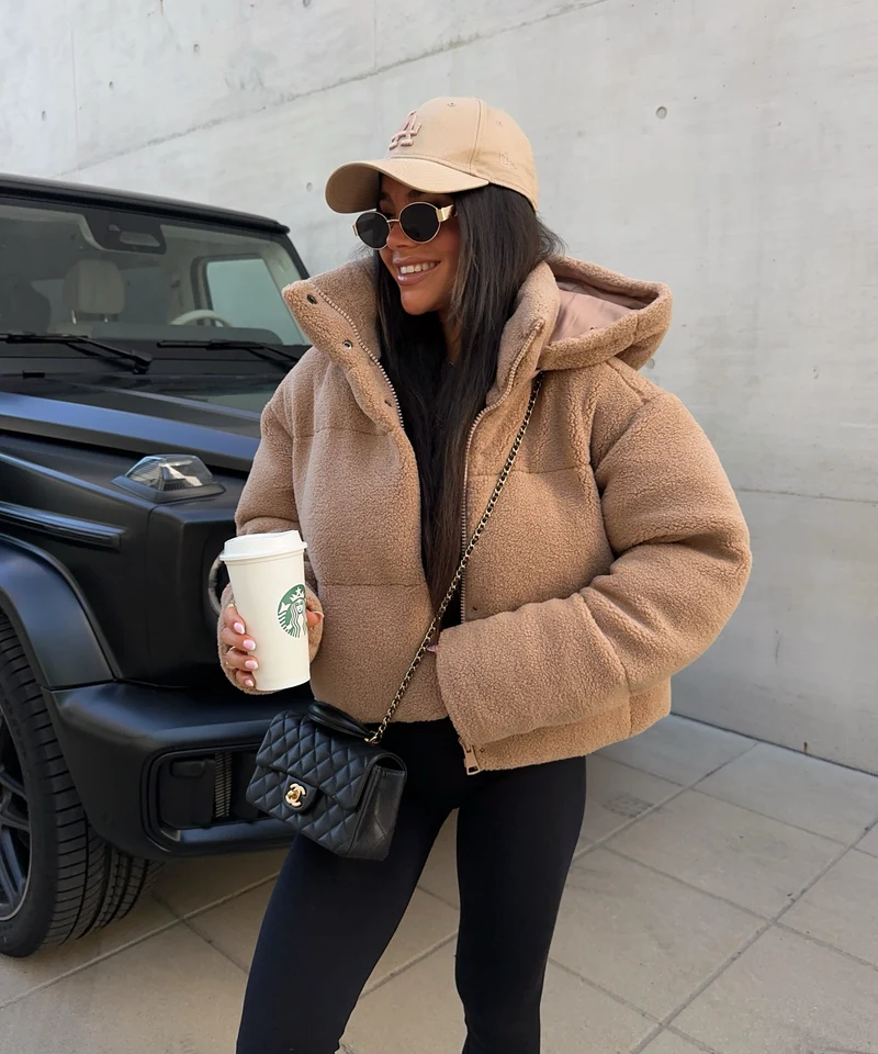 Teddy Fell Jacke Aila Camel
