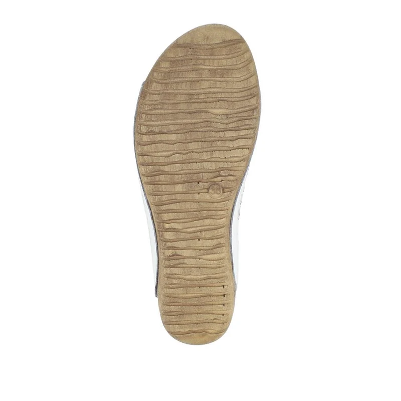 Breathable Cushioned Leather Mules - FLMI41000 / 327 607 - White