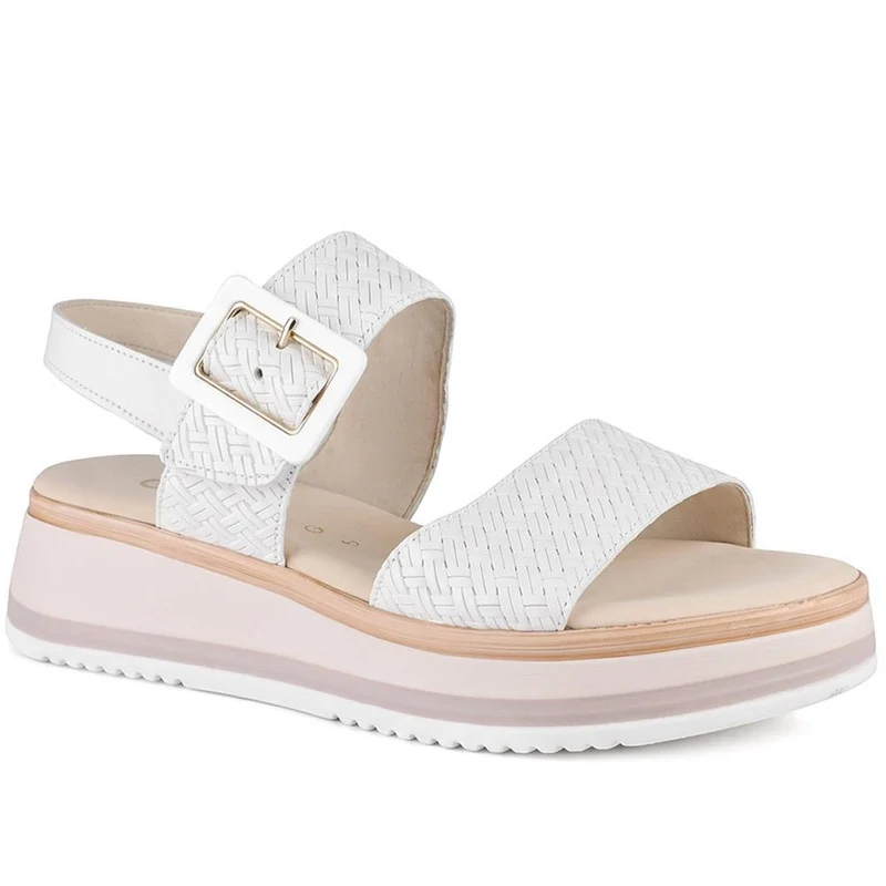 Gabor Leather Adjustable Fasten Sandals - GABC43517 / 330 456