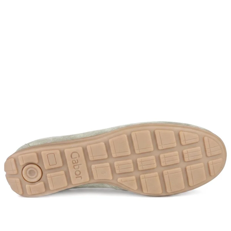 Gabor Suede Leather Moccasins - GABC44062 / 330 680 - Khaki