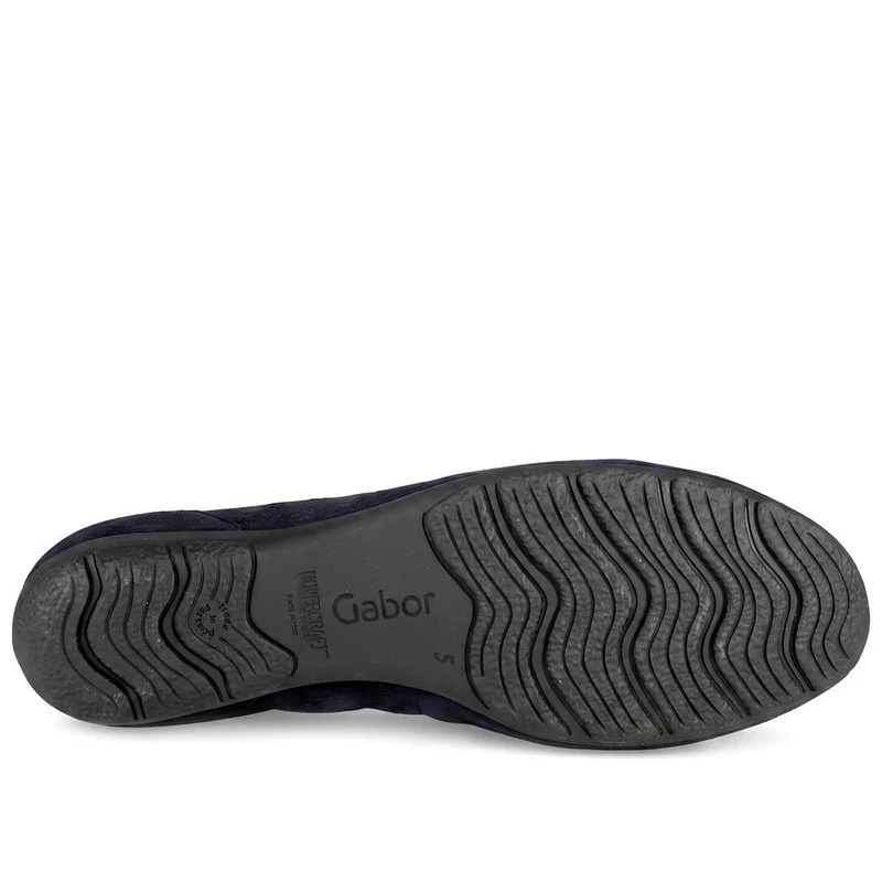 Gabor Leather Suede Ballet Flats - GABC44059 / 330 678 - Navy