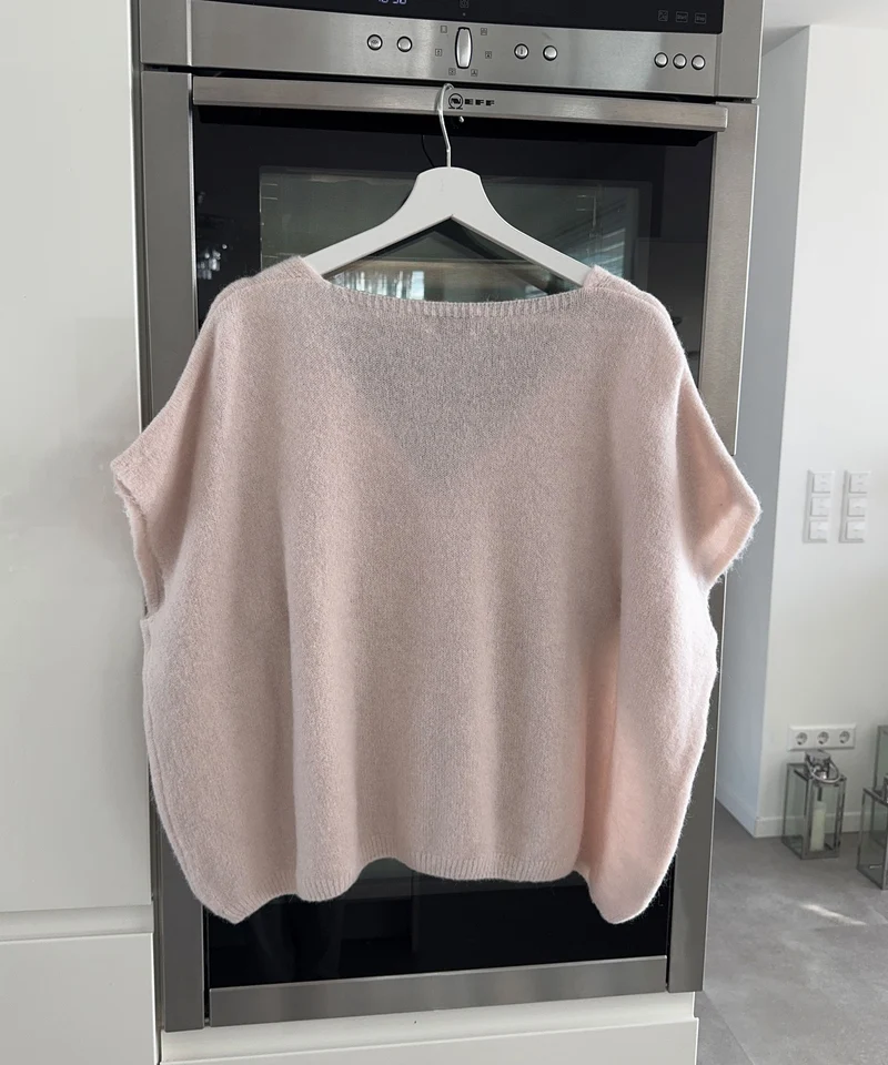 Kurzarm Cardigan Liz Creme
