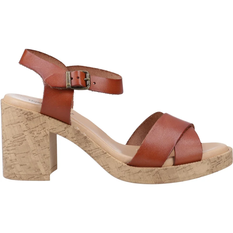 Hush Puppies Georgia Damen-Sandalen mit Absatz | Hellbraun