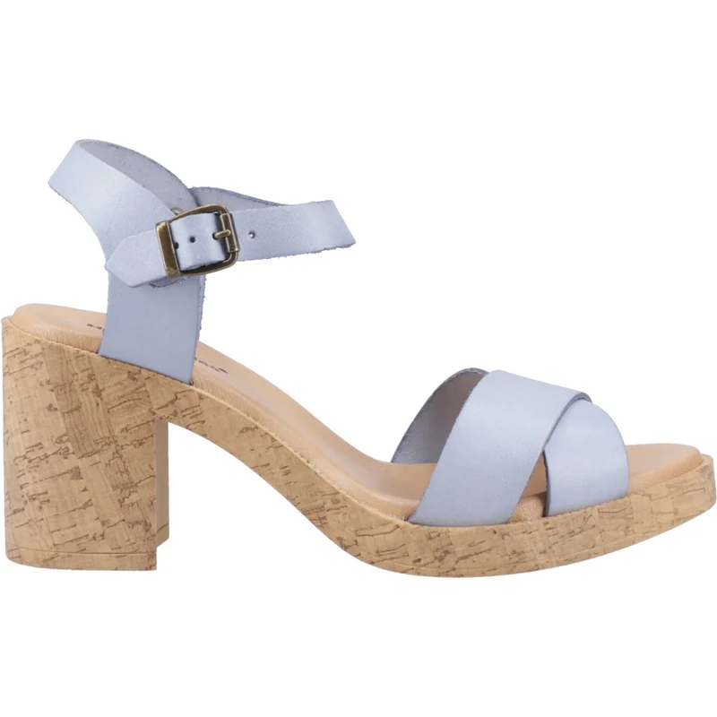 Hush Puppies Georgia Damen-Sandalen mit Absatz | Blau