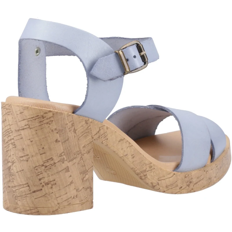 Hush Puppies Georgia Damen-Sandalen mit Absatz | Blau