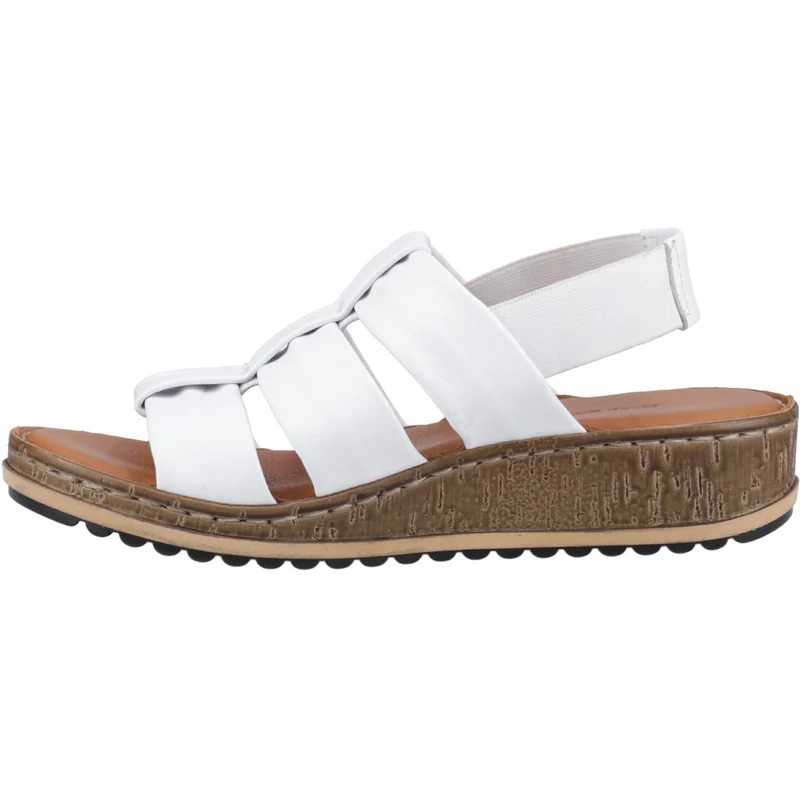 Hush Puppies Eden Damen-Sandalen mit breiter Passform | Weiß