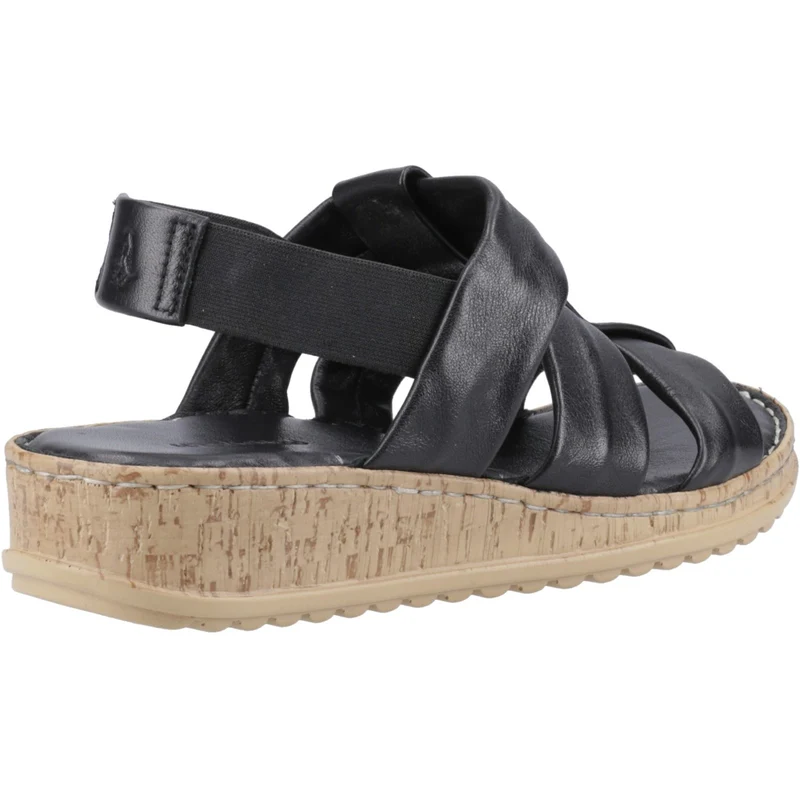 Hush Puppies Eden Damen-Sandalen mit weiter Passform | Schwarz
