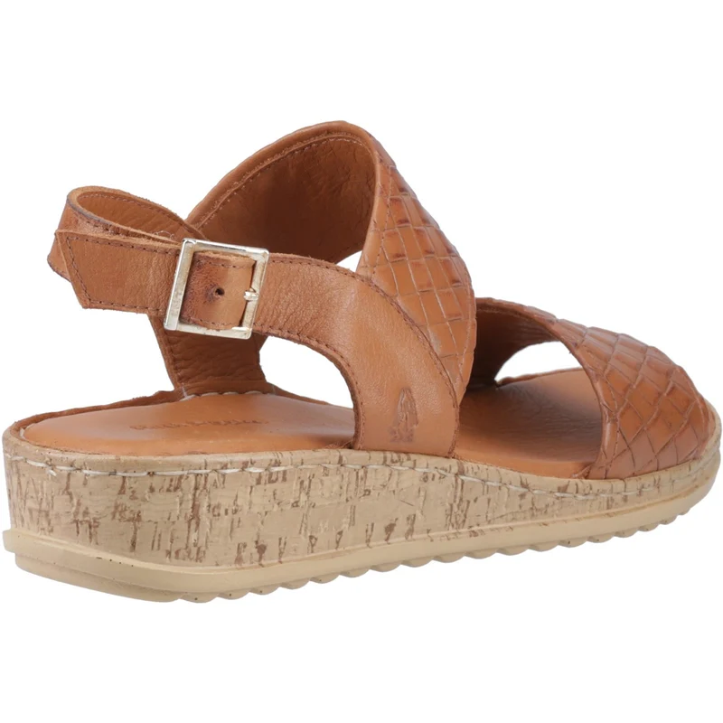 Hush Puppies Damen-Sandalen in Ebenholz mit breiter Passform | Hellbraun