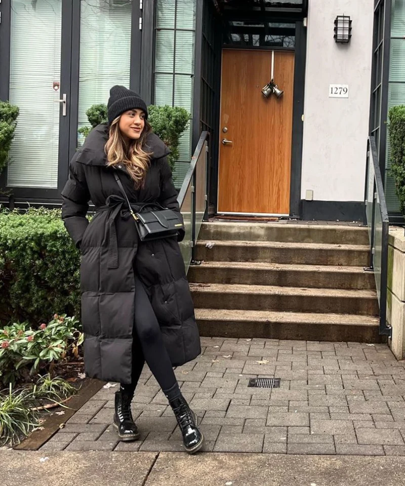 Oversize Parka Kyleih Schwarz