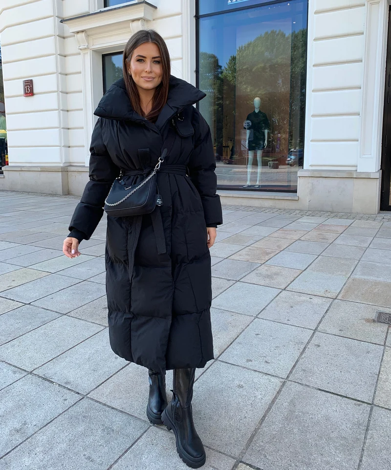 Oversize Parka Kyleih Schwarz