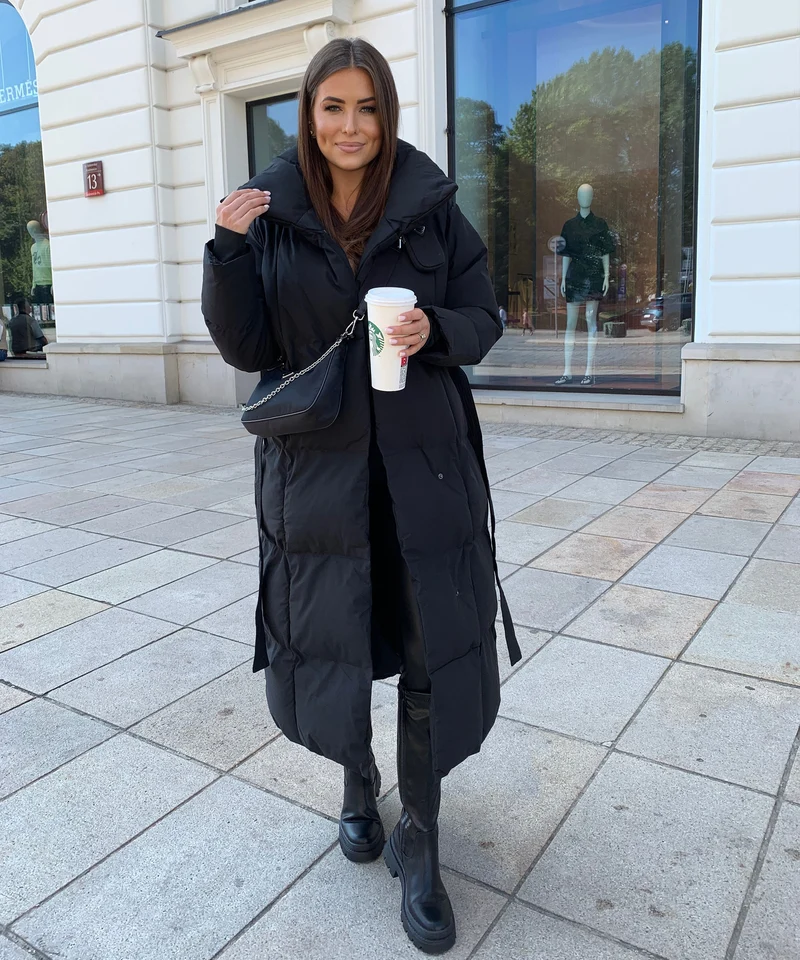 Oversize Parka Kyleih Schwarz