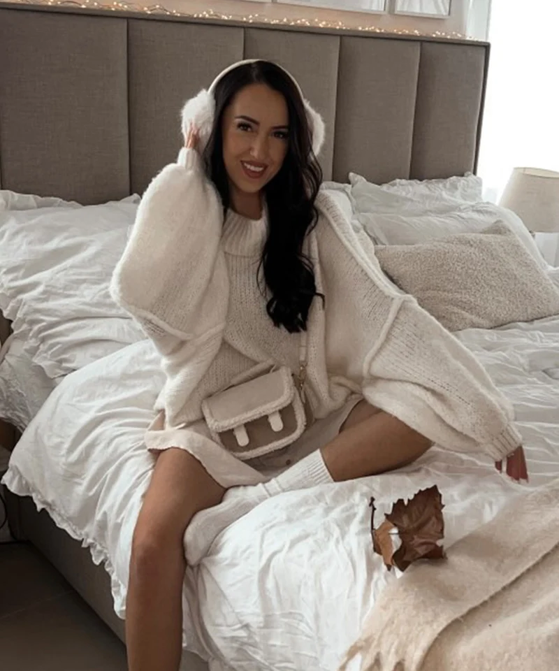 Oversize Pullover Nata Beige
