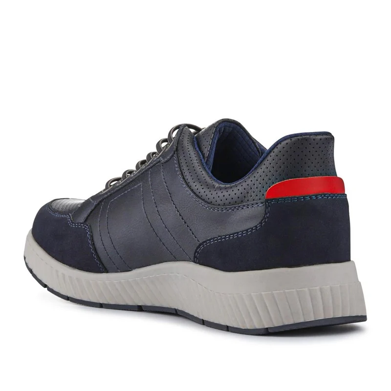 Easy Step In Wide Fit Bungee Laced Shoes - GANG41018 / 327 549 - Navy