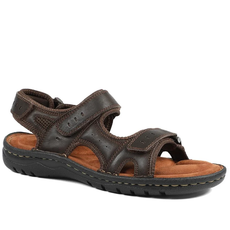 Leather Dual Fit Sandals - AATRA43006 / 328 929