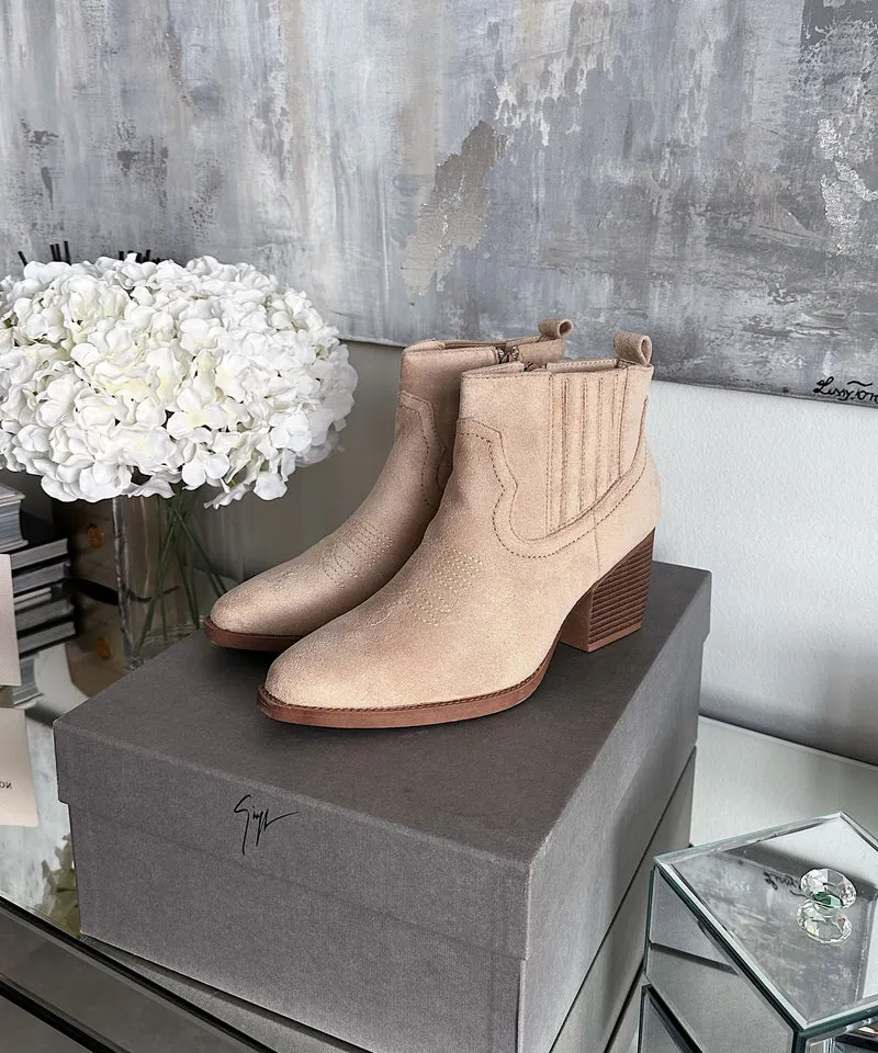 Cowboy Stiefeletten Allie Beige