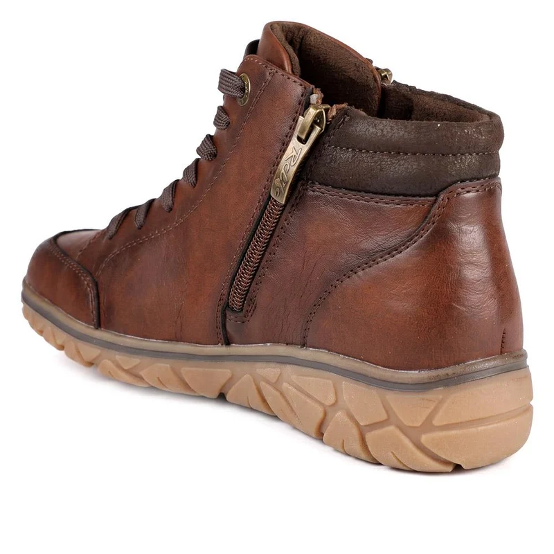 Relife Ankle Boots with Functional Zip - RELIF44031 / 329 825 - Cognac