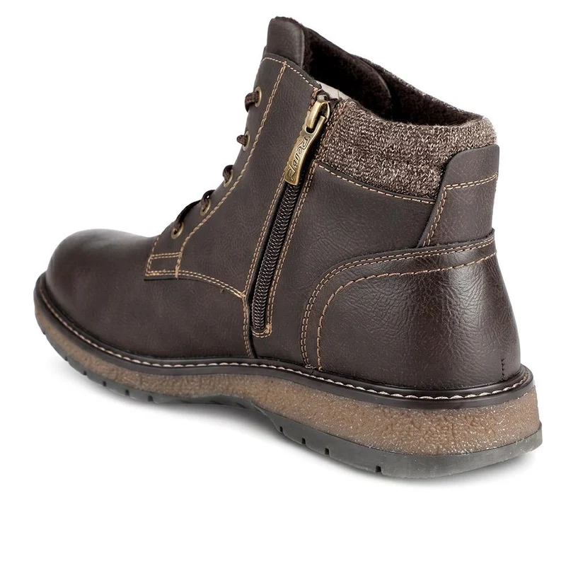 Relife Extra Wide Lace Up Boots - RELIF44014 / 329 873 - Dark Brown