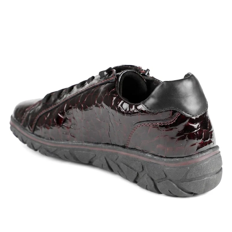 Relife Wide Fit Lace Up Shoes - RELIF44000 / 329 662 - Burgundy