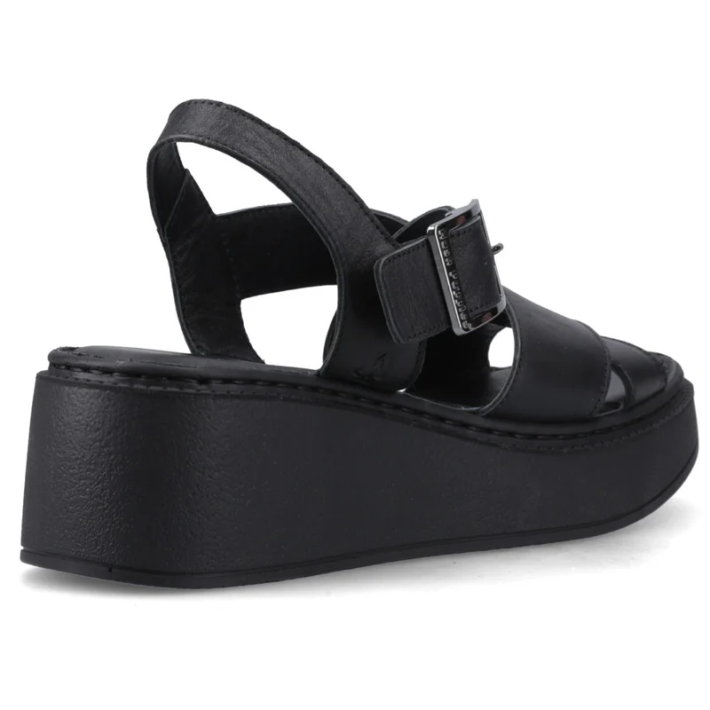 Hush Puppies Bretta Keilsandalen für Damen | Schwarz