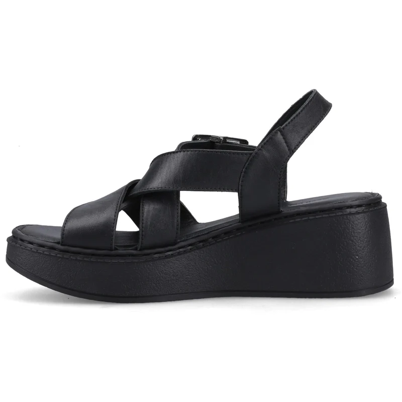 Hush Puppies Bretta Keilsandalen für Damen | Schwarz