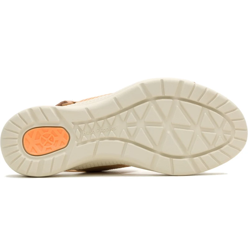 Hush Puppies Damen-Slingback-Sandalen Breathe | Hellbraun