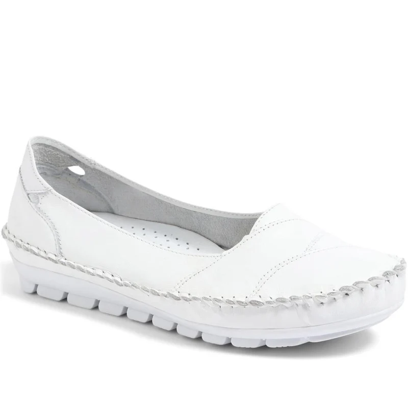 Leather Slip-On Shoes - SIMIN37001 / 323 260