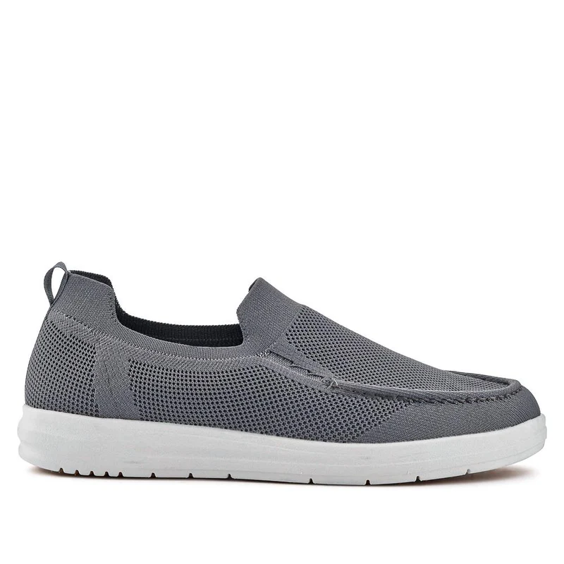 Stretchy Slip-On Shoes - XIAM41014 / 326 930 - Grey