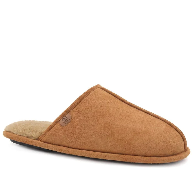 Wide Fit Luxury Mule Slippers - QING44013 / 330 360