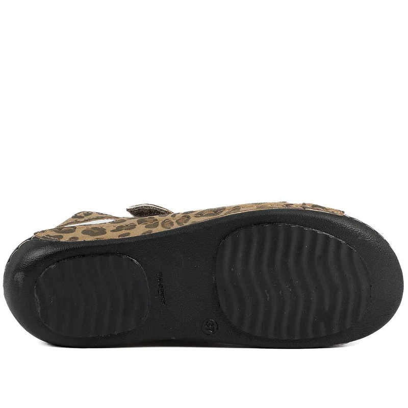 Cushioned Touch-Fasten Sandals - SERAY41003 / 327 591 - Leopard