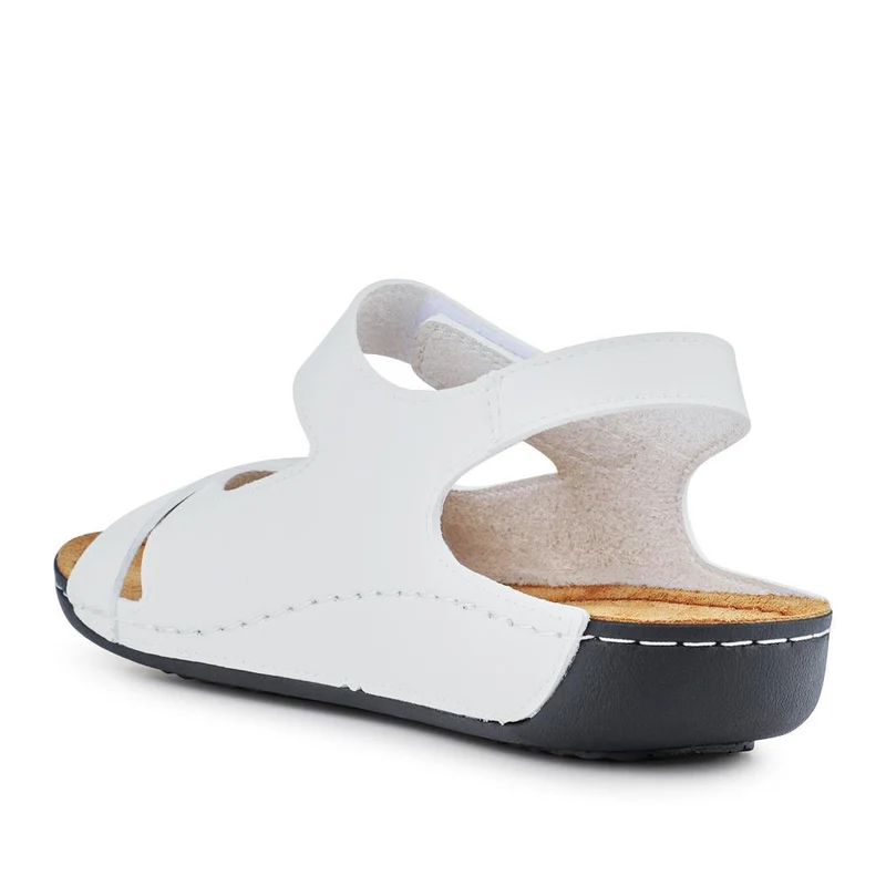 Cushioned Touch-Fasten Sandals - SERAY41003 / 327 591 - White