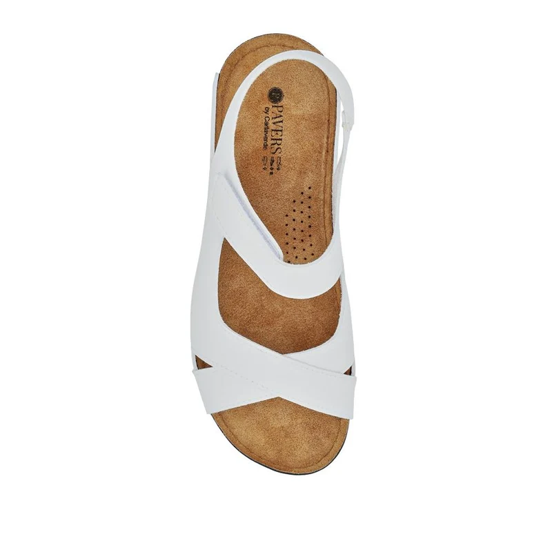 Cushioned Touch-Fasten Sandals - SERAY41003 / 327 591 - White