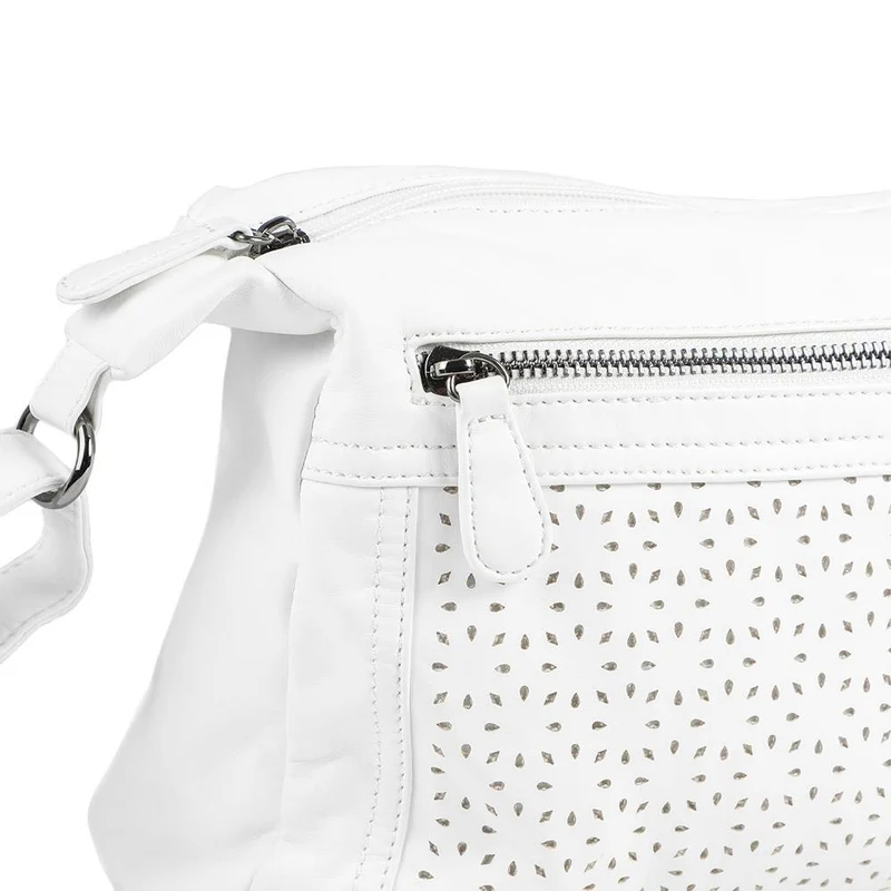 Crossbody Bag with Zip Pocket - WAHT43004 / 329 343 - White