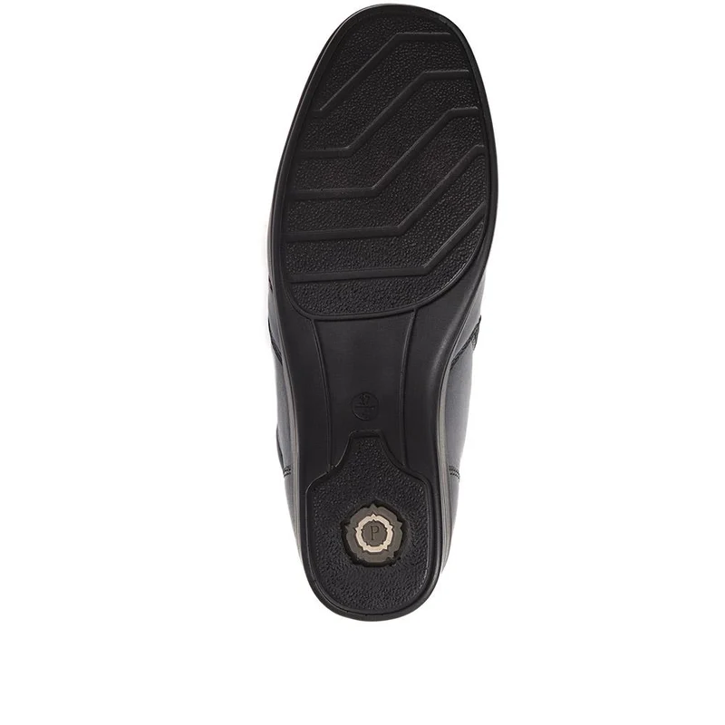 Leather Boots - KF38020 / 324 490 - Navy