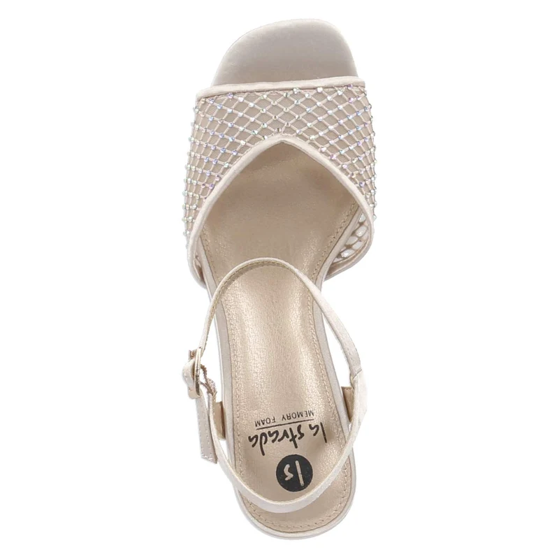 Sandaletten Beige