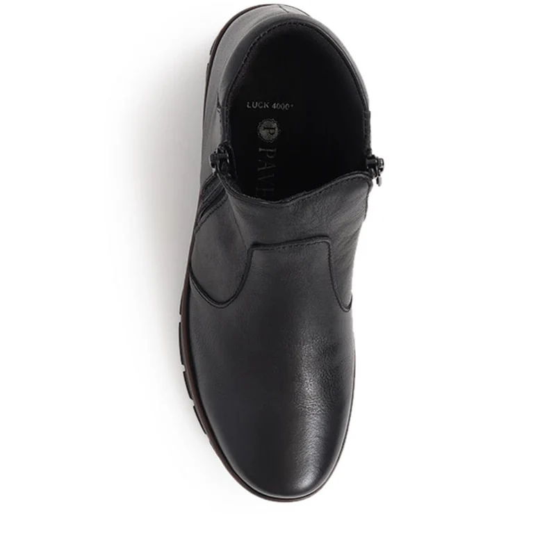 Leather Ankle Boots - LUCK40001 / 326 380 - Black