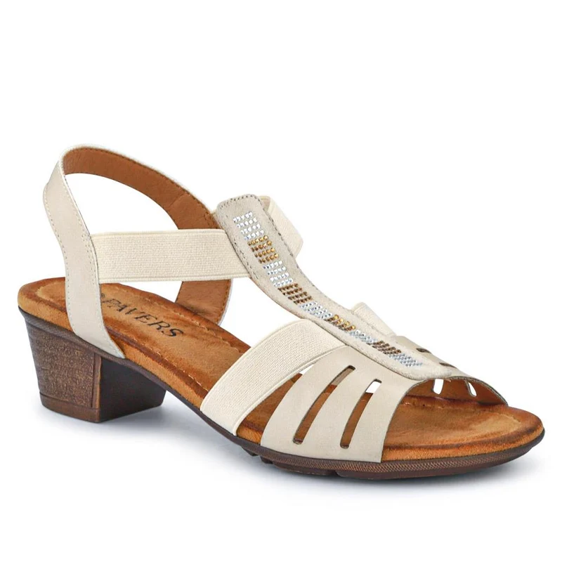 Ladies' Smart Sandals - WOIL41014 / 326 870 - Beige