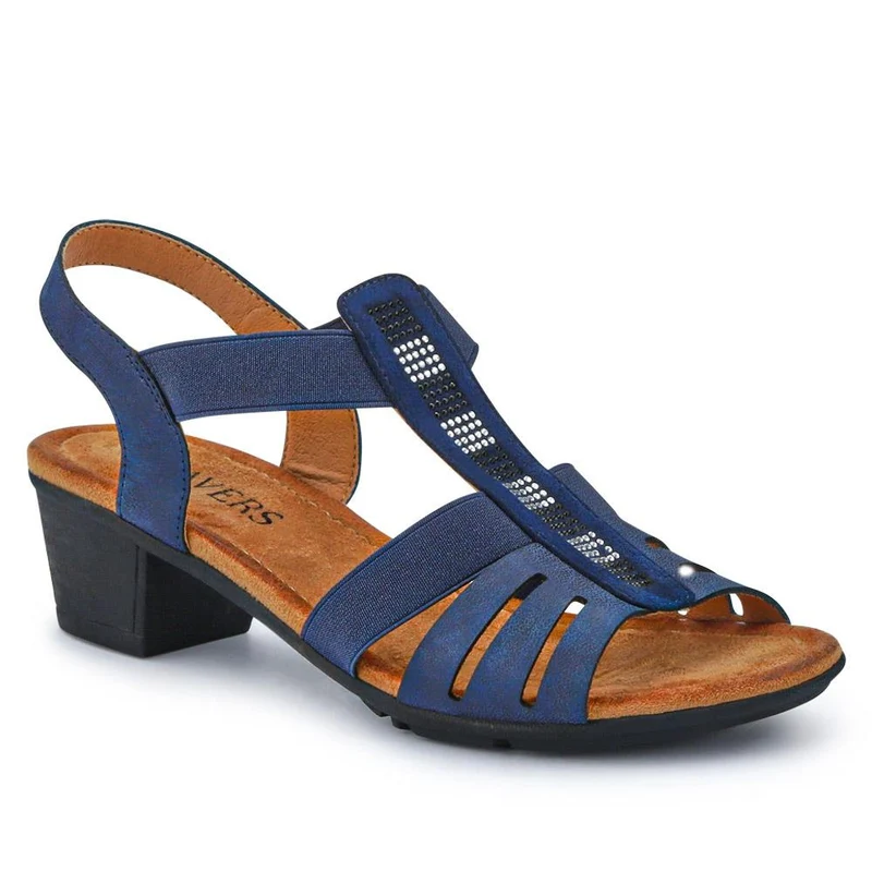 Ladies' Smart Sandals - WOIL41014 / 326 870 - Navy
