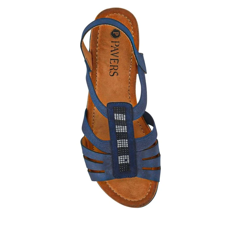 Ladies' Smart Sandals - WOIL41014 / 326 870 - Navy