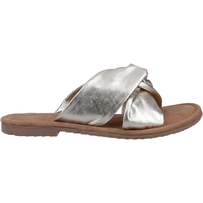 Hush Puppies Amy Damen-Sandalen mit breiter Passform | Gold