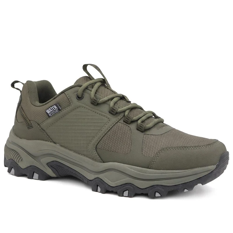 Wide Fit Rugged Water Resistant Walking Shoes - SUNCH42000 / 327 906 - Khaki