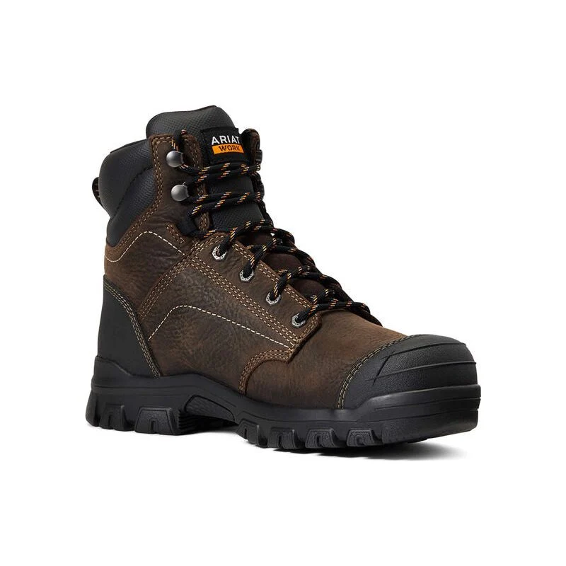 Ariat womens Treadfast 6" waterproof steel toe work boot