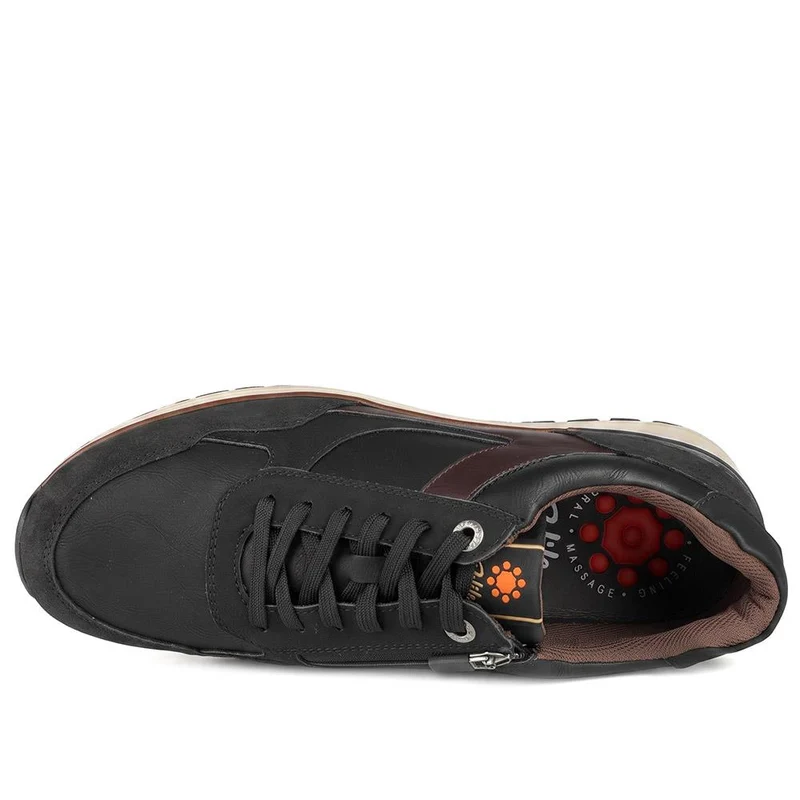 Relife Extra Wide Lace Up Trainers - RELIF44005 / 329 858 - Black