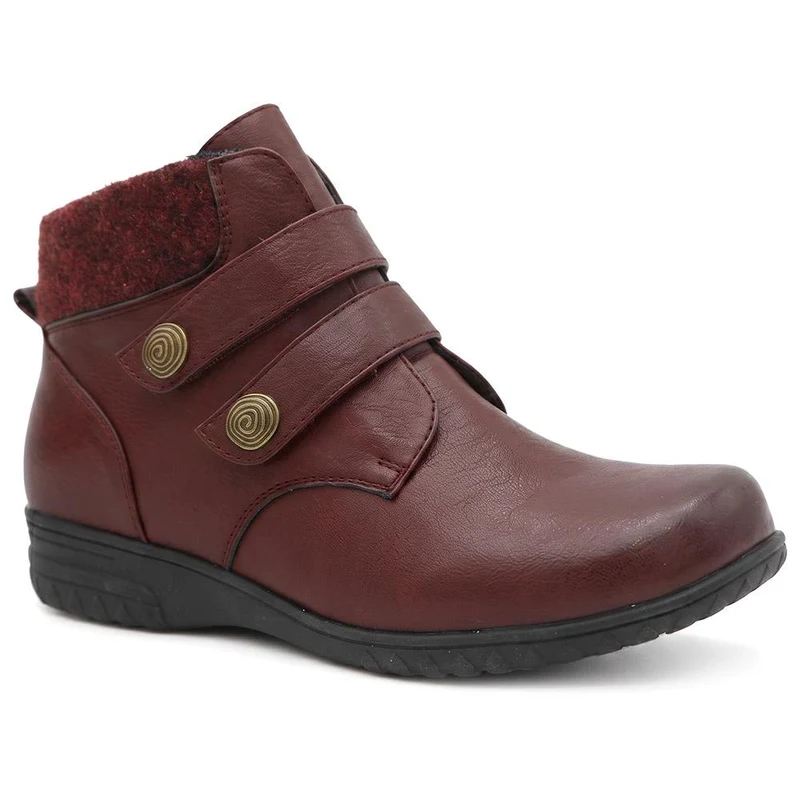 Dual Adjustable Fasten Ankle Boots - WBINS44067 / 329 963