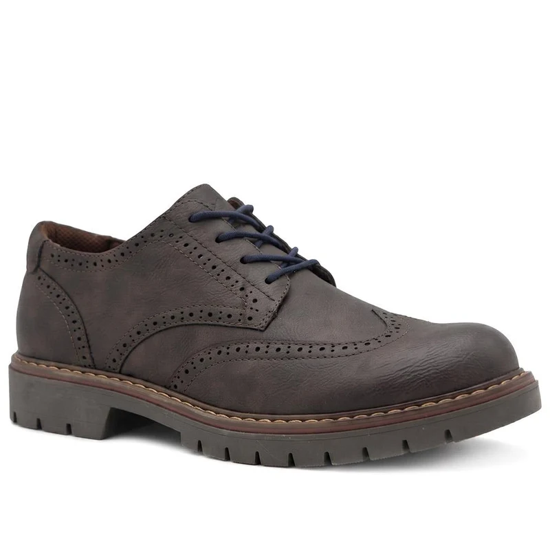 Casual Lace Up Shoes W/ Brogue Detailing - GANG44007 / 329 927