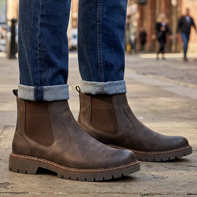 Smart Chelsea Ankle Boots - GANG44010 / 329 932 - Brown