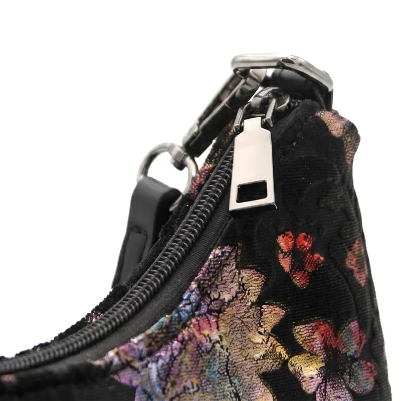 Lightweight Crossbody Bag - RIM44005 / 329 888 - Black Floral